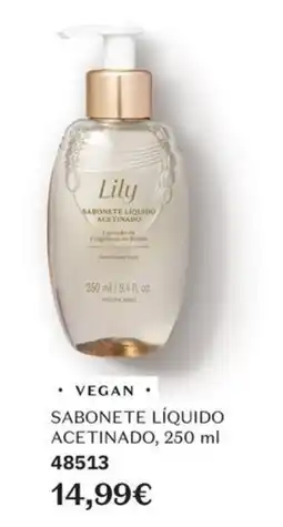 O Boticário Lily sabonete líquido acetinado promoção