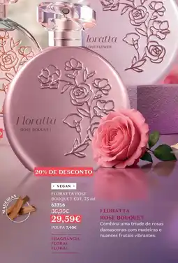 O Boticário Floratta rose bouquet edt promoção