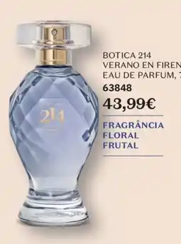 O Boticário Botica 214 verano en firenze promoção
