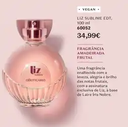 O Boticário liz sublime promoção