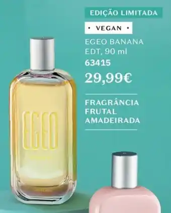 O Boticário Egeo banana promoção