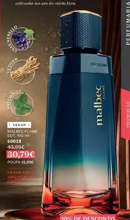 O Boticário malbec flame promoção