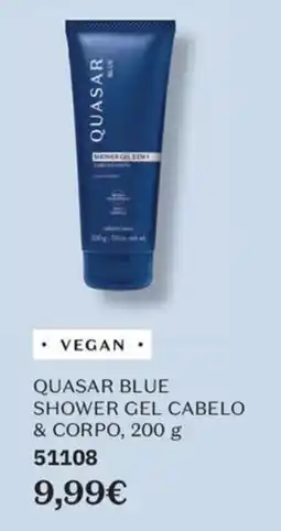 O Boticário Quasar blue shower gel cabelo & corpo promoção