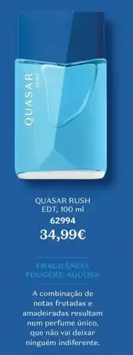 O Boticário quasar rush promoção