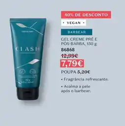 O Boticário Clash gel creme pré e pós-barba promoção