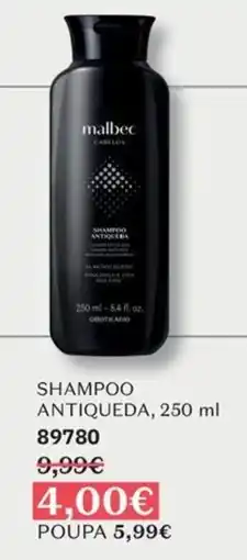 O Boticário Malbec Shampoo Antiqueda promoção