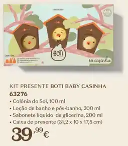 O Boticário kit presente boti baby casinha promoção