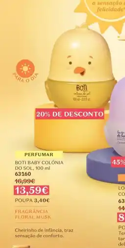 O Boticário Boti baby colônia do sol promoção