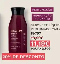 O Boticário nativa spa sabonete liquido perfumado ameixa negra promoção