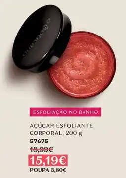 O Boticário Açúcar esfoliante corporal oboucaro promoção