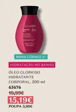 O Boticário Óleo glorioso hidratante corporal promoção