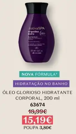 O Boticário Óleo glorioso hidratante corporal promoção