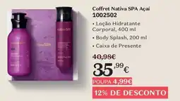O Boticário Coffret nativa spa açaí promoção