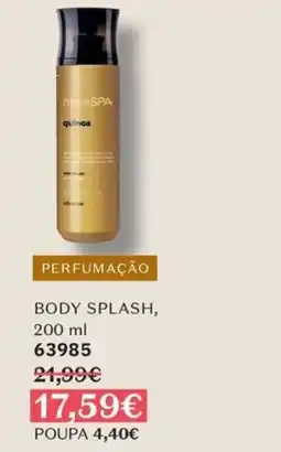 O Boticário nativaSPA quinoa body splash promoção