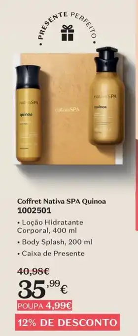 O Boticário Coffret Nativa SPA Quinoa promoção