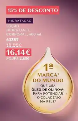 O Boticário Loção hidratante corporal promoção