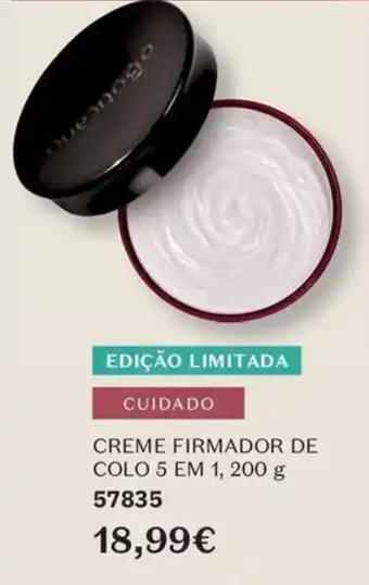 O Boticário Cuidado creme firmador de colo 5 em 1 promoção
