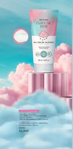 O Boticário Oboticario loção iluminadora promoção