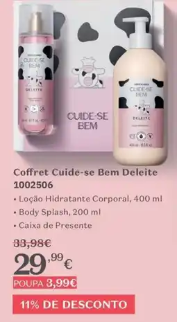 O Boticário Coffret Cuide-se Bem Deleite promoção