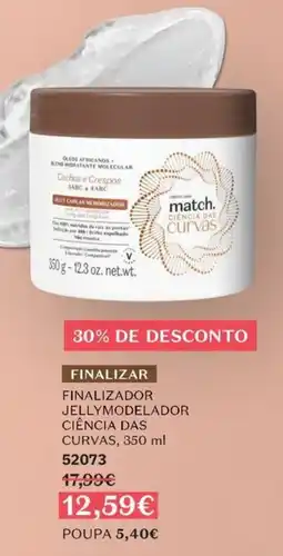 O Boticário Finalizador jellymodelador ciência das curvas promoção