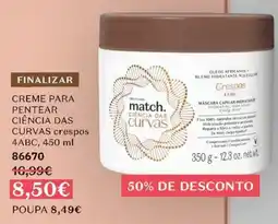 O Boticário match. ciência das curvas promoção