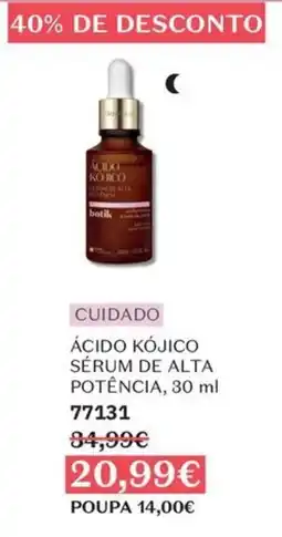 O Boticário Ácido kójico sérum de alta potência promoção