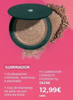 O Boticário Po iluminador compacto douradix promoção