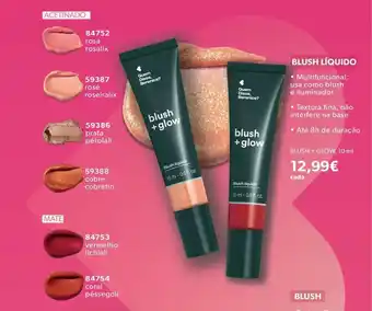 O Boticário Blush + glow promoção