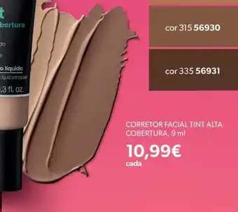 O Boticário Corretor facial tint alta cobertura promoção