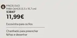 O Boticário Pincel duo para olhos promoção