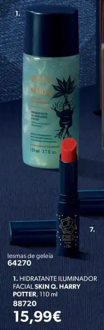 O Boticário Hidratante iluminador facial skin q. harry potter promoção
