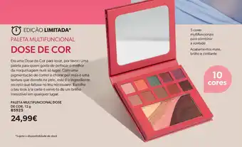 O Boticário Paleta multifuncional dose de cor promoção