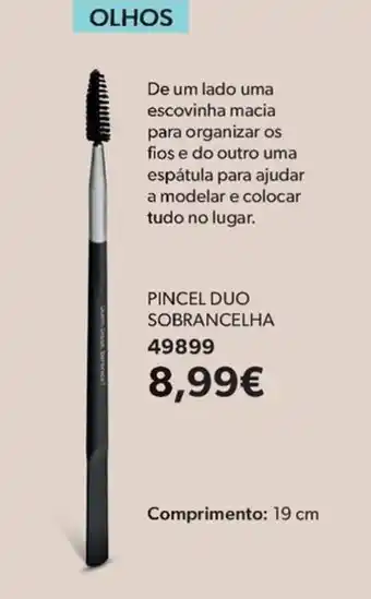 O Boticário Pincel duo sobrancelha promoção