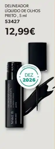 O Boticário Make b. delineador liquido ultrapersistente preto promoção