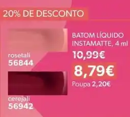 O Boticário batom líquido instamatte promoção