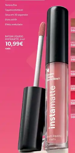 O Boticário Quem disse, berenice? batom liquido instamatte promoção