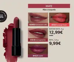 O Boticário Batom mate promoção