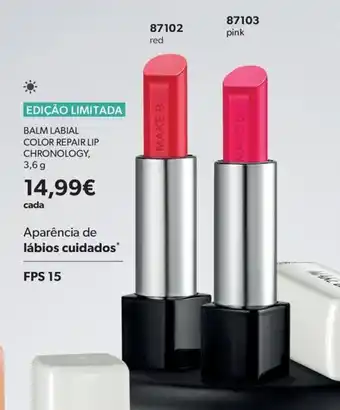 O Boticário Balm labial color repair lip chronology, promoção