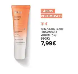 O Boticário skin.q balm labial hidratação e volume promoção