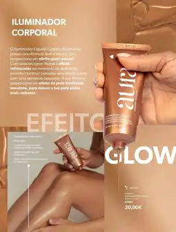 O Boticário Aura iluminador liquido corpo e rosto promoção