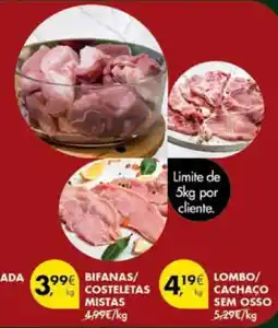 Pingo Doce Bifanas/costeletas mistas promoção
