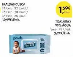 Pingo Doce Rascala toalhitas 99% agua promoção