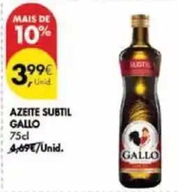 Pingo Doce azeite subtíl gallo promoção