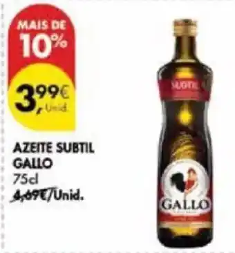 Pingo Doce azeite subtíl gallo promoção