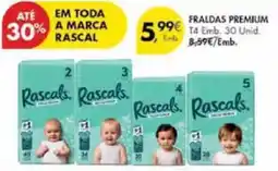 Pingo Doce Fraldas premium rascals promoção