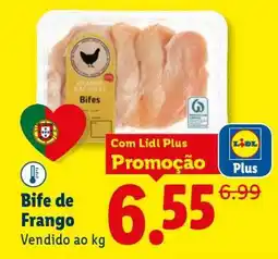 Lidl Bife de Frango promoção