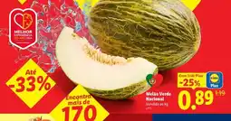 Lidl Melão Verde Nacional promoção