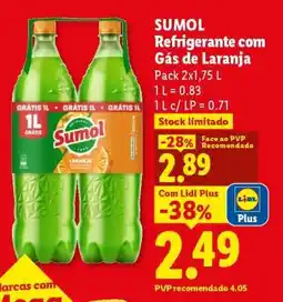 Lidl Sumol promoção