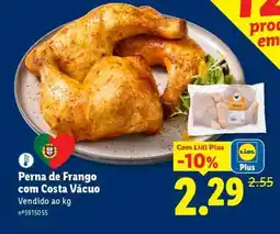 Lidl Perna de Frango com Costa Vácuo promoção