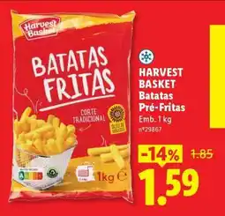 Lidl Harvest Basket Batatas Pré-fritas promoção